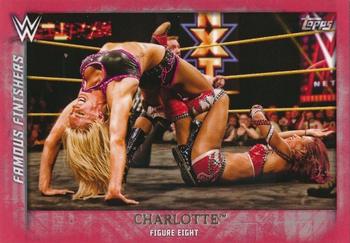 2015 Topps WWE Undisputed - Famous Finishers Red #FF-28 Charlotte Front