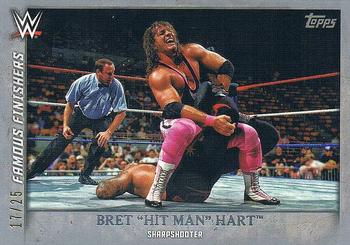 2015 Topps WWE Undisputed - Famous Finishers Silver #FF-11 Bret Hart Front