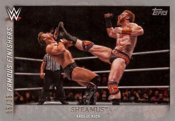 2015 Topps WWE Undisputed - Famous Finishers Silver #FF-10 Sheamus Front
