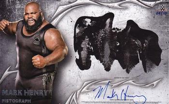 2015 Topps WWE Undisputed - Fistograph #NNO Mark Henry Front