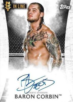 2015 Topps WWE Undisputed - NXT In Line Autographs #NA-BCO Baron Corbin Front
