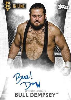 2015 Topps WWE Undisputed - NXT In Line Autographs #NA-BD Bull Dempsey Front