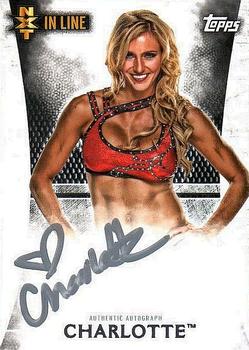 2015 Topps WWE Undisputed - NXT In Line Autographs #NA-CH Charlotte Front