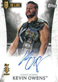 2015 Topps WWE Undisputed - NXT In Line Autographs #NA-KO Kevin Owens Front