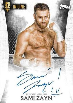 2015 Topps WWE Undisputed - NXT In Line Autographs #NA-SZ Sami Zayn Front