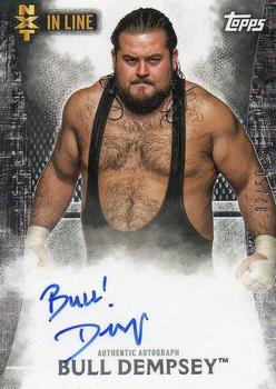2015 Topps WWE Undisputed - NXT In Line Autographs Black #NA-BD Bull Dempsey Front