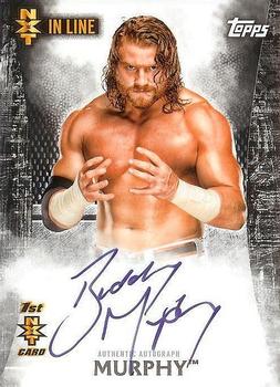 2015 Topps WWE Undisputed - NXT In Line Autographs Black #NA-BM Buddy Murphy Front