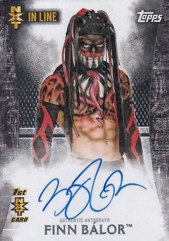 2015 Topps WWE Undisputed - NXT In Line Autographs Black #NA-FB Finn Bálor Front