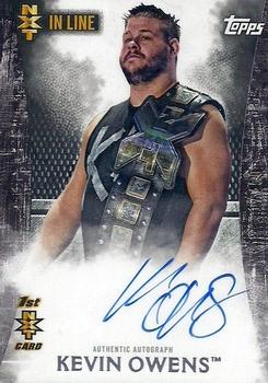 2015 Topps WWE Undisputed - NXT In Line Autographs Black #NA-KO Kevin Owens Front