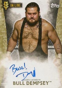 2015 Topps WWE Undisputed - NXT In Line Autographs Gold #NA-BD Bull Dempsey Front