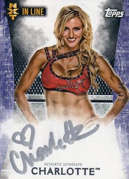 2015 Topps WWE Undisputed - NXT In Line Autographs Purple #NA-CH Charlotte Front