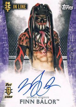 2015 Topps WWE Undisputed - NXT In Line Autographs Purple #NA-FB Finn Bálor Front