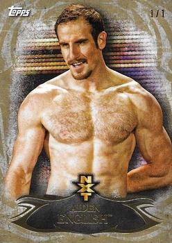2015 Topps WWE Undisputed - NXT Prospects Gold #NXT-21 Aiden English Front