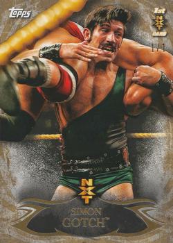 2015 Topps WWE Undisputed - NXT Prospects Gold #NXT-22 Simon Gotch Front