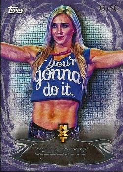 2015 Topps WWE Undisputed - NXT Prospects Purple #NXT-5 Charlotte Front