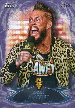 2015 Topps WWE Undisputed - NXT Prospects Purple #NXT-9 Enzo Amore Front