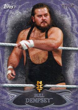 2015 Topps WWE Undisputed - NXT Prospects Purple #NXT-16 Bull Dempsey Front