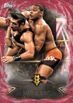 2015 Topps WWE Undisputed - NXT Prospects Red #NXT-1 Angelo Dawkins Front
