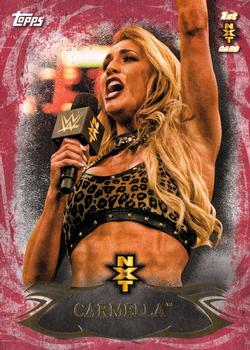 2015 Topps WWE Undisputed - NXT Prospects Red #NXT-8 Carmella Front