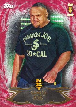 2015 Topps WWE Undisputed - NXT Prospects Red #NXT-25 Samoa Joe Front