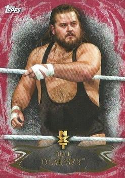 2015 Topps WWE Undisputed - NXT Prospects Red #NXT-16 Bull Dempsey Front