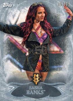 2015 Topps WWE Undisputed - NXT Prospects Silver #NXT-2 Sasha Banks Front