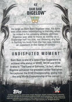 2016 Topps WWE Undisputed #43 Bam Bam Bigelow Back
