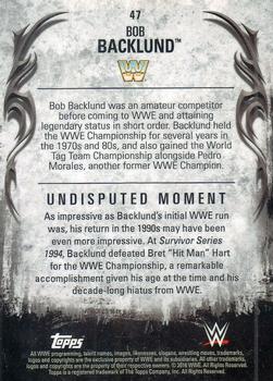 2016 Topps WWE Undisputed #47 Bob Backlund Back