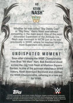 2016 Topps WWE Undisputed #69 Kevin Nash Back