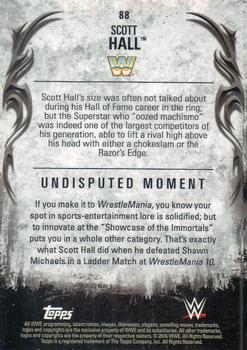 2016 Topps WWE Undisputed #88 Scott Hall Back