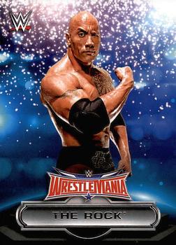 2016 Topps WWE Road to Wrestlemania - WrestleMania 32 Roster #1 The Rock Front