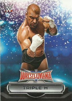 2016 Topps WWE Road to Wrestlemania - WrestleMania 32 Roster #2 Triple H Front