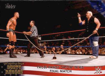2016 Topps WWE Road to Wrestlemania - Dusty Rhodes Tribute #10 Faces Randy Orton in his Final Match Front
