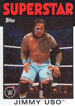 2016 Topps WWE Heritage #18 Jimmy Uso Front
