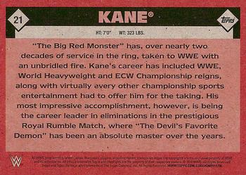 2016 Topps WWE Heritage #21 Kane Back