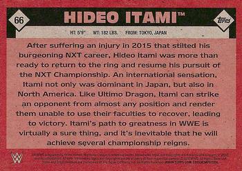 2016 Topps WWE Heritage #66 Hideo Itami Back
