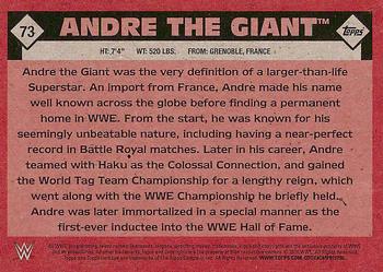2016 Topps WWE Heritage #73 Andre The Giant Back