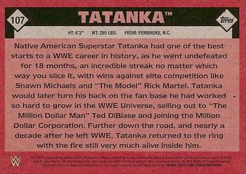 2016 Topps WWE Heritage #107 Tatanka Back