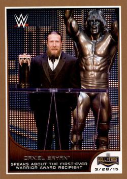 2016 Topps WWE Road to Wrestlemania - Bronze Border #1 Daniel Bryan Front
