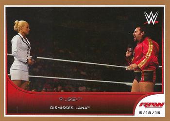 2016 Topps WWE Road to Wrestlemania - Bronze Border #32 Rusev Front