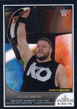 2016 Topps WWE Road to Wrestlemania - Short Prints #1 Kevin Owens Front