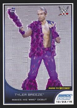 2016 Topps WWE Road to Wrestlemania - Short Prints #6 Tyler Breeze Front