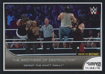 2016 Topps WWE Road to Wrestlemania - Short Prints #14 The Brothers of Destruction Front