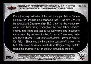 2016 Topps WWE Road to Wrestlemania - Short Prints #20 Sheamus Back