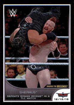 2016 Topps WWE Road to Wrestlemania - Short Prints #20 Sheamus Front