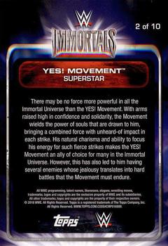 2016 Topps WWE Road to Wrestlemania - WWE Immortals #2 Yes Movement Back