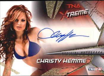 2010 TriStar TNA Xtreme - Autographs Gold #X50 Christy Hemme Front