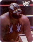 1987 Hostess Munchies WWF Wrestlemania Stickers #NNO Kamala Front