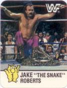 1988 WWF Hostess Wrestlemania IV Stickers #1 Jake 