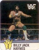1988 WWF Hostess Wrestlemania IV Stickers #2 Billy Jack Haynes Front